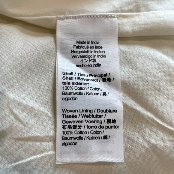 J.Crew Flutter Sleeve Maxi Dress Cotton Sateen Bow Special Occasion BI927 Ivory - Picture 15 of 16